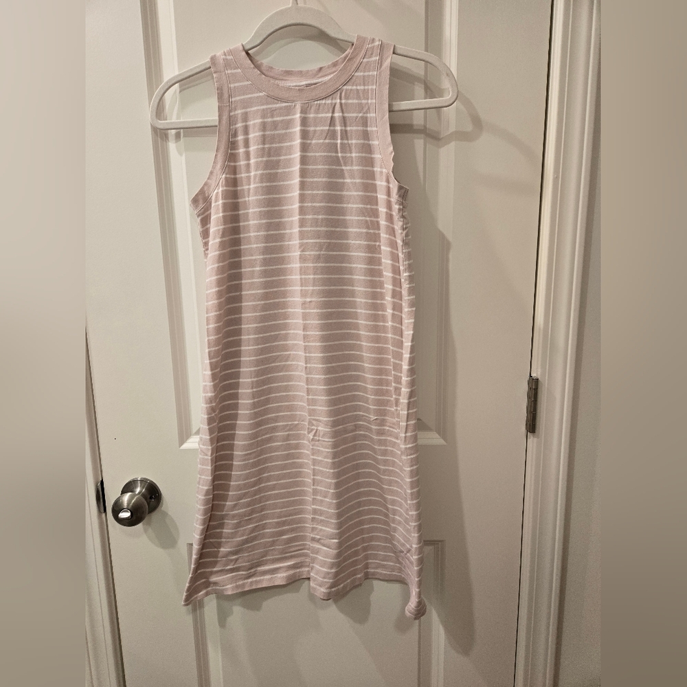 Stars Above womens nightgown pink white striped size XS